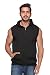 Demokrazy Black Sleeveless hoodie RS.429.00