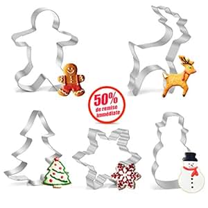 Set D'emporte-pièces De Noël - 18 Pièces Emporte-pièces De Noël