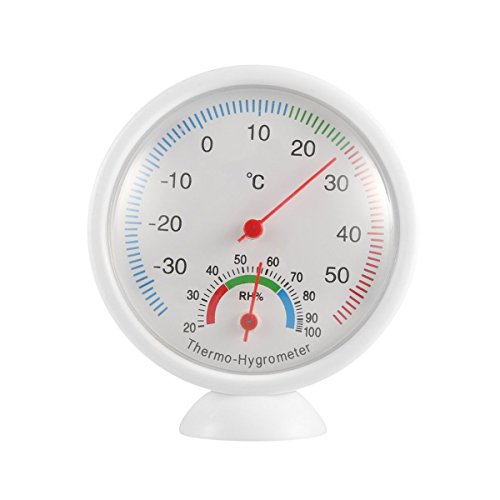 Preisvergleich Produktbild Gugutogo WS-A1 Laptop Innen-Außentemperatur Thermometer Werkzeuge Meter Thermo Plastic Privatküche (weiß)