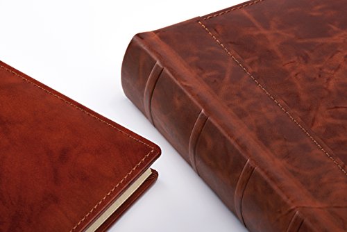 walther design FA-801-P Classicalbum Leder Valencia, Fotoalbum, braun, 32 x 32 cm - 2