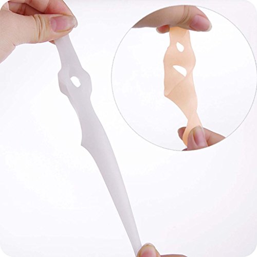 Huayang Silikon Gel Fuß Zwei Zehen Separator Hallux Valgus Korrektor Glätteisen Orthese (weiß) - 7