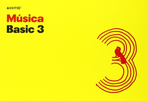 Additio Basic 3Cuaderno de música, color amarillo