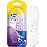 Scholl Party Feet Fersenschutz – Rutschfeste Geleinlage mit GelActiv Technologie für fast alle Damenschuhe – 1 Paar selbstklebende Geleinlagen