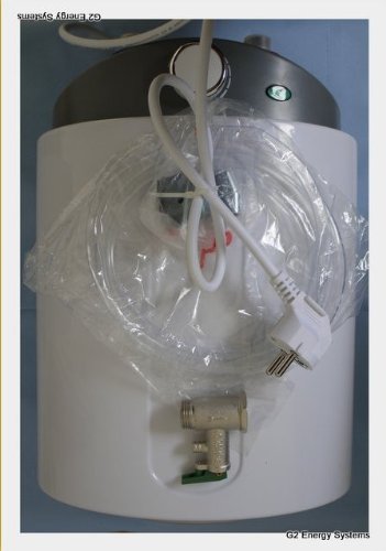 6 L Liter elektrischer Warmwasserspeicher UNTERTISCH Boiler Speicher druckfest wie 5 L Liter incl. Sicherheitsventil und Ablaufschlauch DRUCKFEST! - 3