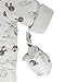 The Essential One - Newborn Unisex Baby Pramsuit Snowsuit - Bunny Print - Newborn - EO210