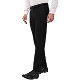 SaintX Men's Premium 4-Way Comfort Stretch Formal Trousers | Smart Sweat Wicking Wrinkle Free Fabric | Smarter Techno Flex Ex