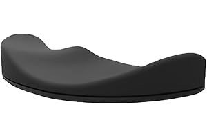 JTMKYO 1 repose-poignet noir pour tapis de souris - Repose-poignet de souris - Repose-poignet en nuage - Repose-poignet ergonomique pour souris