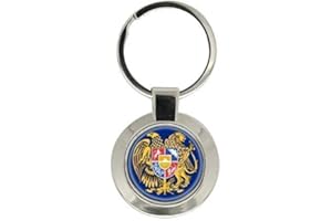 UK Giftshop Armenie Écusson Chrome Porte Clé
