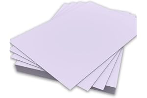 HABERCRAFTS A4 Lilac Colour Paper 80gsm Sheets Double Sided Printer Paper Copier Origami Flyers Drawing School Office Printing 210mm x 297mm (A4 Lilac Paper - 80gsm - 50 Sheets)