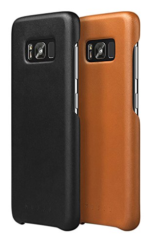 Mujjo Leder Schutzhülle für Galaxy S8, Plus schwarz schwarz - 2