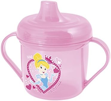 Lulabi Disney Princess and Pet Second Sips Polypropylene Cup, Pink, 200 cc
