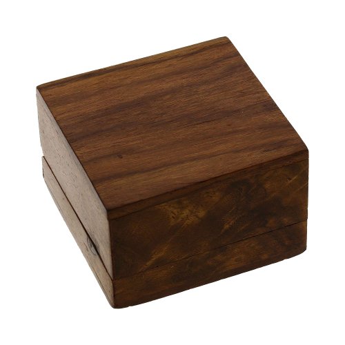 Indischer Elefanten-Schmuckbehälter – Kleines Holzkästchen 5 x 5 x 3,8 cm – Schmuckkästchen für Halsketten - 4