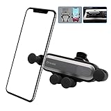 Drivaid Support Telephone Voiture Ventilation, la Gravité Support Smartphone Voiture Universel avec 360°Titulaire Rotatif pour iPhone, Samsung Galaxy, Android, Huawei, Xiaomi et GPS Appareils