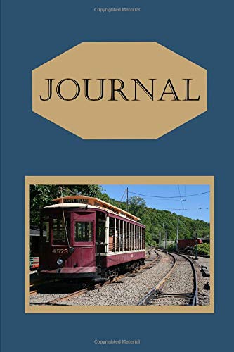 Preisvergleich Produktbild Coney Island Trolley Journal: Blank Lined Paper Notebook