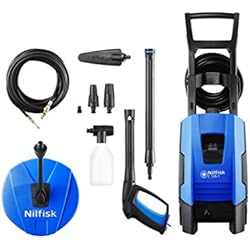 Nilfisk Compact 135 Bars Nettoyeur Haute Pression (Inclus Nettoyeur de Terrasse Patio, Brosse de Lavage et Debouche Canalisations)