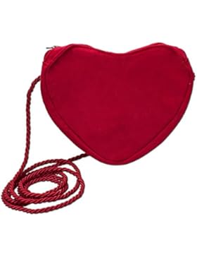 Alpenflüstern Herz-Trachtentasche DTA03700020 Damen Umhängetaschen 20x20x2 cm (B x H x T), Rot