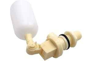 LUCKY FARM 1 Pack 1/2"Water Float Valve with Adjustable Arm, Oiginal Float Ball Valve Shut Off for Automatic Waterer Bowl Tank Trough for Horse Cattle Sheep Pig Dog Drinker