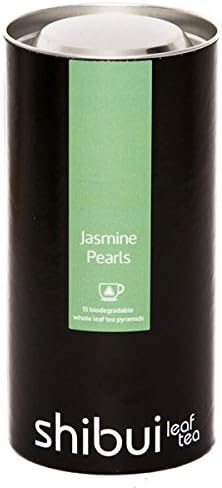Shibui Tea - Jasmine Pearls Tea - 15 whole leaf pyramid tea bags - Green Tea