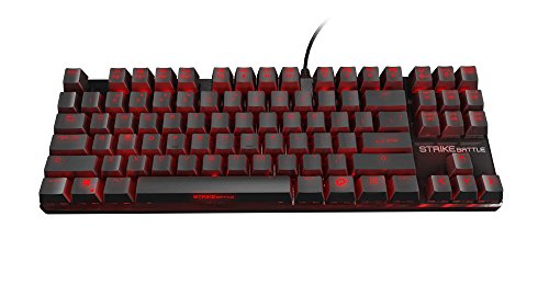 Ozone Strike Battle - OZSTRIKEBATTLERSPBN - Teclado Gaming, Color Negro