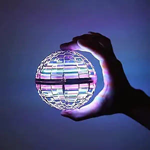 Axceli Flying Ball Toys, Flying Orb Ball Boomerang Mini Pro Spinner Blastoise Toys for Boys Girls Kids Adult Indoor Outdoor, USB Rechargeable Built-in RGB Lights 360?Rotating Magic Controller