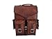Produktbild Lederrucksack Minicity Backpack Outdoor Women Minirbackpack Festival Backpack Party Backpack Tabletrucksack 15 "cute leatherback bag Vintage genuine leather brown
