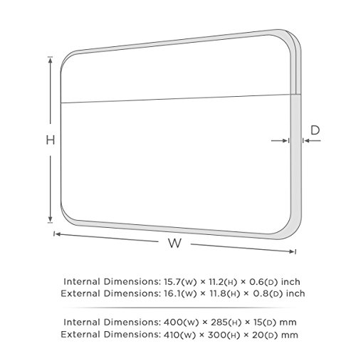 DOMISO 15 6 Zoll Laptoph  lle H  lle Sleeve Case Etui Notebook Schutzh  lle Canvas-Gewebe Tasche f  r 15 6  Notebook Computer   15 6  Dell Inspiron 15