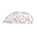 Produktbild bennigiry Rainbow Unicorn Bleistift Fall, Big Kapazität Stift Tasche Schreibtisch Organizer Halbkreis Schreibwaren Beutel Halter für Schule & Büro Supplies