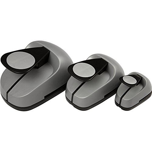 Motivstanzer-Set, Größe 25+49+75 mm, Kreis, 3 sort.