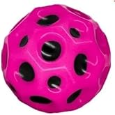 MOON BALL (Y&Uuml;KSEĞE ZIPLAYAN TOP) - 7 CM - S&Uuml;PER EĞLENCELİ UZAY TOPU - SPACE - BOUNCY BALL - MOR