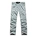 Produktbild Ba Zha Hei Männer draussen Schnell trocknend Abnehmbar Hose Männer Sommer Quick Dry Im Freien Dünne Abnehmbare Wasserdichte Hosen Hosen Fitness Bodybuilding Mode Lässige Super Gemütlich Atmungsaktiv Kurze Hosen (XL, Grau)