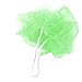 2 Pcs Bathing Body Wash Foam Bubble Scrubber Pouf Green Mesh Bath Ball