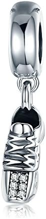 Running Shoes Dangle 925 Sterling Silver Bead Fits Pandora Charm Bracelet