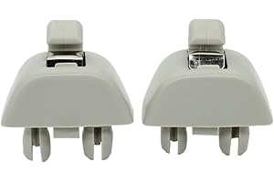 YouNaiEr Compatible for Inner Sun Visor Hook Clips Bracket 2pcs Compatible for VW Volkswagen Passat Polo Audi A6 C6 2005-2013 Skoda Citigo Rapid Seat MII, Multi-colored