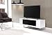 Produktbild Centurion Supports Jaxton Oval 3 - shelf rich walnut and gloss black real wood veneer 26"-55" LED/ LCD / OLED TV stand