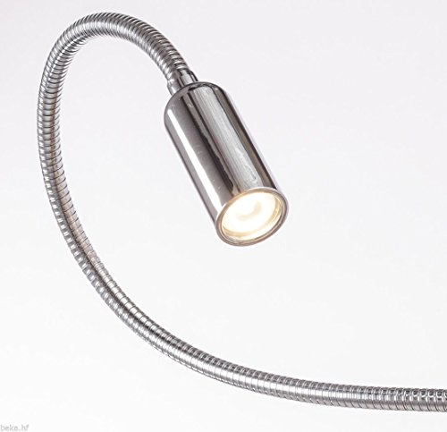 4W LED Bettleuchte dimmbar Leseleuchte Flexleuchte Nachttischlampe Bettlampe Leselampe - 5