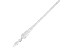 Jacques Herbin 21401T - Pluma de cristal redonda 18 cm, transparente