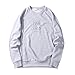 Produktbild Hanomes Herren Pullover,Herren Herbst Einfarbig Pullover Casual Sweatshirt Hip Hop Rundhals Loose Langarm-Kapuzenjacke Top Strickpullover
