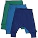 Fred's World by Green Cotton Baby Boys Alfa funky pants mix 3-PACK baby Trousers, Blue (marine 019395301), 0-3 Months (Manufacturer size: 62)