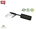 Organic Black Mascara Makeup & Clump Proof Brush Wand - All Natural, Vegan, Gluten Free, No Animal Cruelty, Hypoallergenic, for Sensitive Eyes, No Chemicals, Non Irritating by Natura Primme