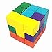 Produktbild Bescita Hölzerne Intelligenz Spielzeug Denkaufgabe Spiel 3D IQ Puzzle Cube Baustein für Kinder Erwachsene (N)