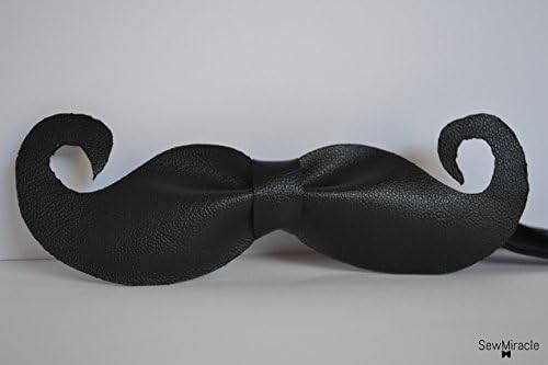 Movember Bow tie - Men's bow tie - Mustache Bow tie - Prostate cancer awareness - 10% donates to charity