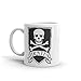 Produktbild Pirat Jolly Roger Hochwertige 284 ml Kaffee Tee Tasse # 4080