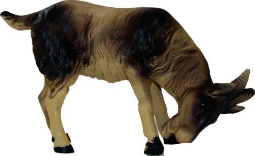 Ziege fressend, geeignet für 11 bis 13cm Figuren