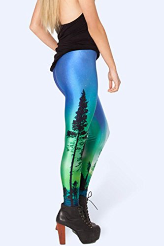 Molly Damen Einhorn Und Regenbogen-Muster Leggings - 4