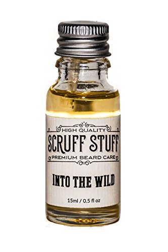 Beard Oil - Beard Conditioning Oil by Scruff Stuff - Scent: Into the Wild - The Ultimate Beard Grooming Product for Men