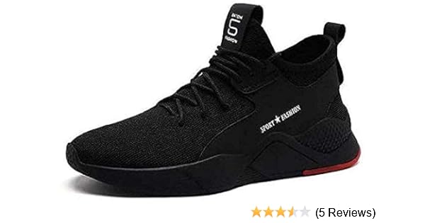 Buy Jaden Freeman Men S Black Mesh Sports Running Shoes 10 Uk