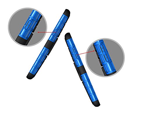 FALIANG Samsung Galaxy J3 2016  Funda  2in1 Armadura Combinaci  n Neum  ticos Patr  n A Prueba de Choques Heavy Duty Escudo C  scara Dura para Samsung Galaxy J3 2016   Azul 