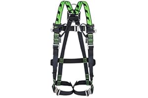 Honeywell 1032871 Miller H-Design Duraflex 2pts Harness with Automatic Buckles and 2 Webbing Loops - Size 1