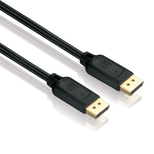 Sentivus 10m DisplayPort Kabel | Ultra HD (4k) | HDCP | DP Stecker auf DP Stecker | geschirmt | vergoldet | max. Auflösung 4096 x 2560 – perfekt für PC / Apple / Monitor / Beamer – schwarz - 4