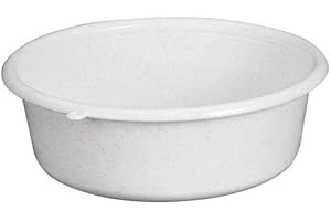 ALUMINIUM ET PLASTIQ Cuvette Ronde, 28 x 10 cm, 4 L Gris moucheté